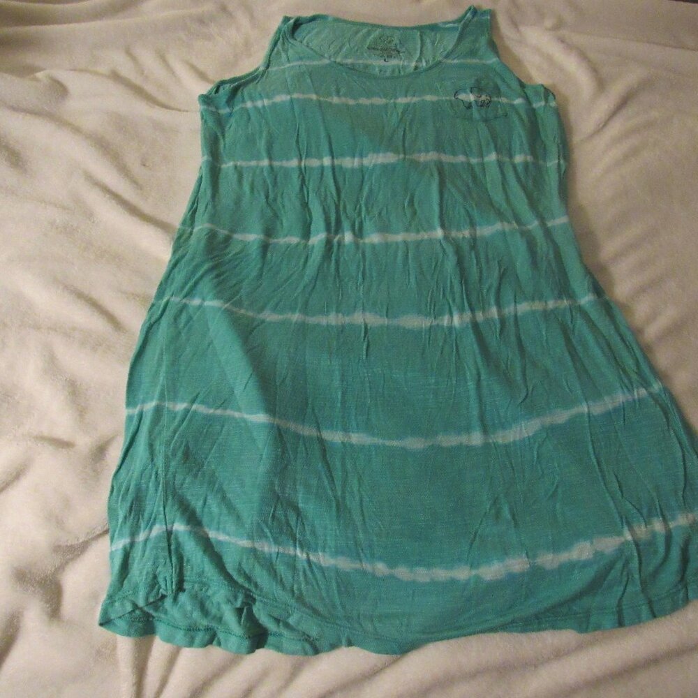 Ivory Ella Green Swim Cover Up  Large  USED